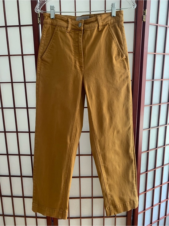 Everlane Denim - VGUC EVERLANE Womens Cropped Straight Leg High-Rise Jeans in Goldenrod Size 2
